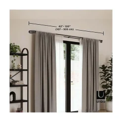 Umbra Double tringle à rideaux extensible Midnight* Barre À Rideau Extensible