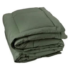 Outlet Édredon - Effet duvet (140x160 cm - Kaki)