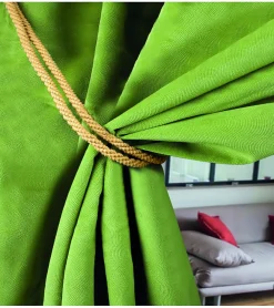 New Secodir DURBAN - Embrasse à Rideau Textile Cordon Double