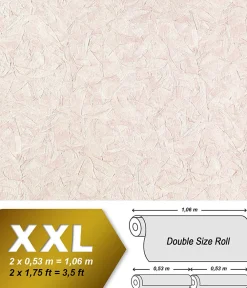 Edem 9086-24 Papier peint texturé gaufré satiné 10,65 m* Papier Peint Uni