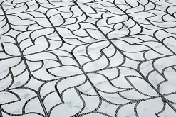 Sale Edem 85074BR30 Papier peint à motifs graphiques légèrement texturé accents métalliques 5,33 m2