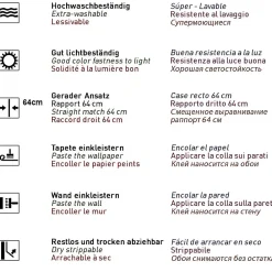 Clearance Edem 807DN47 Papier peint aspect crépi légèrement texturé mat 10,65 m2