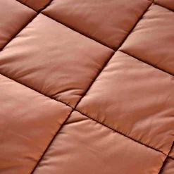 Discount Toison d'Or Edredon matelassé peau de pêche Oekotex (140x160 cm - Cuivre)