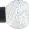 Outlet Inventiv EMBOUT BARRE A RIDEAU BOULE A BULLES NOIR MAT DIAMETRE 28MM -