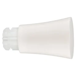 Best GoodHome Embout cône pour barre à rideau Easy-Fit Anafi métal blanc Ø28mm