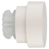 Sale GoodHome Embout rond plat pour barre à rideau Easy-Fit Anafi métal blanc Ø28mm