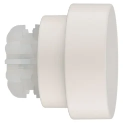 Sale GoodHome Embout rond plat pour barre à rideau Easy-Fit Anafi métal blanc Ø28mm