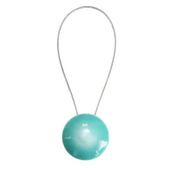 Embrasse à rideau aimanté rond coloris turquoise* Embrasse À Rideaux