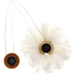 Discount Boulet Embrasse à rideaux aimantée 9cm Beige/Crème -