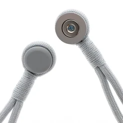 Boulet Embrasse à rideaux aimantée 30cm Gris perle -* Rail À Rideaux