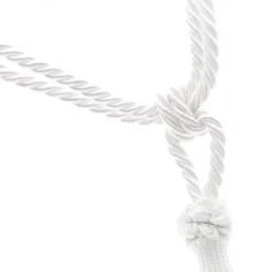 Boulet Embrasse à rideaux 45cm Blanc -* Rail À Rideaux