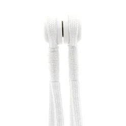 Boulet Embrasse à rideaux 30cm Blanc/Argent -* Rail À Rideaux