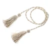 New Boulet Embrasse à rideaux 80cm Jute/Coton naturels -