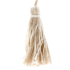 New Boulet Embrasse à rideaux 80cm Jute/Coton naturels -