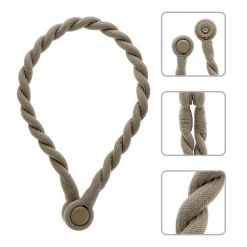 Online Boulet Embrasse à rideaux tressée aimantée 30cm Vert sauge -