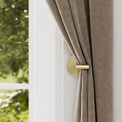 GoodHome Embrasse Elasa métal doré L.5cm* Embrasse À Rideaux