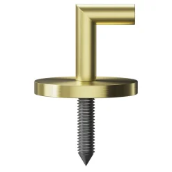 Discount GoodHome Embrasse Elasa petit modèle métal doré L.3cm