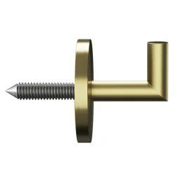 Discount GoodHome Embrasse Elasa petit modèle métal doré L.3cm