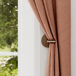 GoodHome Embrasse Kozani petit modèle métal marron L.3cm* Embrasse À Rideaux