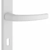 Best Thirard Ensemble de poignées pour porte de chambre Sultane trou de clé, carré 7mm, entr'axes 165mm, blanc -