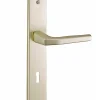 Best Thirard Ensemble de poignées pour porte intérieure Picardie trou de clé, carré 8mm, entr'axes 195mm, couleur champagne -