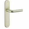 Thirard Ensemble de poignées pour porte intérieure Leto sans trou, carré 7mm, entr'axes 165mm, couleur F2 -* Poignée Sur Plaque|Poignée De Porte Intérieure