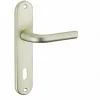 Thirard Ensemble de poignées pour porte intérieure Leto trou de clé, carré 7mm, entr'axes 165mm, couleur F2 -