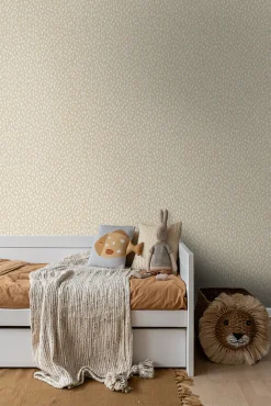 Estahome papier peint à motif de petits points beige - 53 cm x 10.05 m - 139554