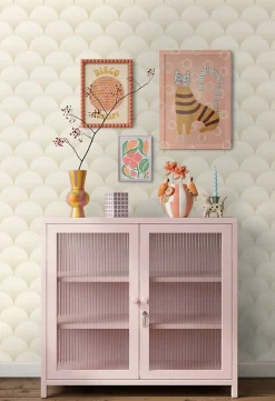Clearance Estahome papier peint art déco sable beige - 50 x 900 cm - 139464