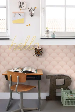 Sale Estahome papier peint art déco rose clair - 50 x 900 cm - 139465