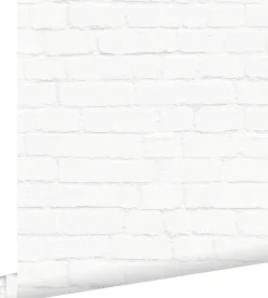 Discount Estahome papier peint brique blanc - 53 cm x 10.05 m - 138533