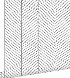 Sale Estahome papier peint chevron noir et blanc - 53 cm x 10.05 m - 139106