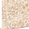 Sale Estahome papier peint fleurs et oiseaux beige et rose clair - 53 cm x 10.05 m - 139868