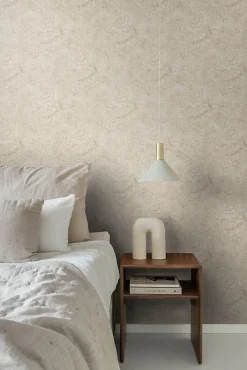 Best Estahome papier peint fleurs beige - 53 cm x 10.05 m - 139795