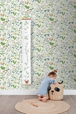 Sale Estahome papier peint fleurs des champs multicolore sur blanc - 53 cm x 10.05 m - 139390