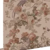 Estahome papier peint fleurs et oiseaux vieux rose - 50 x 900 cm - 139809* Papier Peint Fleuri