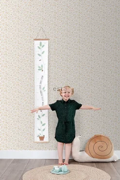 Estahome papier peint fleurs beige - 53 cm x 10.05 m - 139578* Papier Peint Fleuri