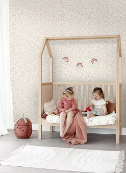Estahome papier peint fleurs beige - 53 cm x 10.05 m - 139578* Papier Peint Fleuri