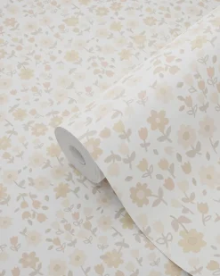 Estahome papier peint fleurs beige - 53 cm x 10.05 m - 139578* Papier Peint Fleuri