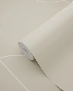 Sale Estahome papier peint formes géométriques beige - 0.53 x 10.05 m - 139649