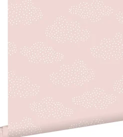 Best Estahome papier peint petits nuages rose clair - 50 x 900 cm - 139516