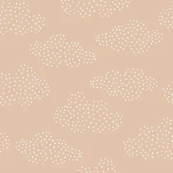 Sale Estahome papier peint petits nuages terracotta claire - 50 x 900 cm - 139518