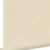 Online Estahome papier peint petits nuages beige - 53 cm x 10.05 m - 139515