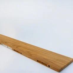 New Woodbord Etagère Murale en Bois Teck Huilé Rectangle - Fixation Inclus - 18x180x1200mm - Etagère de Bureau, Cuisine, Salle de bain, Salon