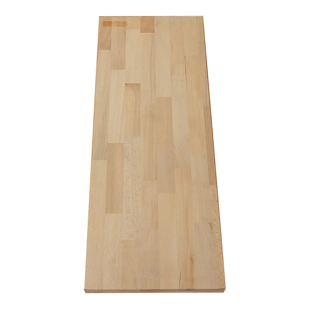 Wood&Sens Etagère murale Hêtre bois massif L.80 X l.30 cm, Ep.26 mm