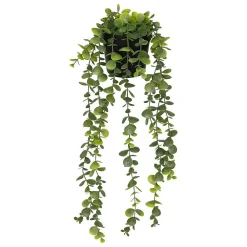 Atmosphera Créateur D'Intérieur Eucalyptus artificiel en pot Merly vert H51cm- Vert foncé- Atmosphera* Plante Artificielle