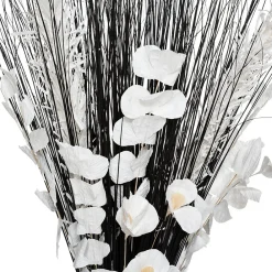 Atmosphera Créateur D'Intérieur Fagot orchidée - blanc et noir - H150 cm - Blanc- Atmosphera* Fleur Séchée