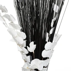 Atmosphera Créateur D'Intérieur Fagot orchidée - blanc et noir - H150 cm - Blanc- Atmosphera* Fleur Séchée