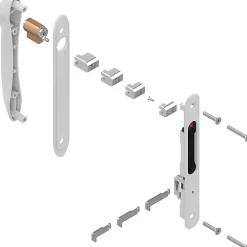 Clearance La Croisee Ds Fermeture encastrée double SILÈNE rénovation Blanc