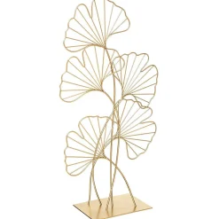 Atmosphera Créateur D'Intérieur Feuilles ginko à poser - métal - doré - 33 - 5x57 cm - Atmosphera* Statue Décorative